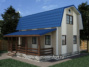 Веранда из бруса 6х2