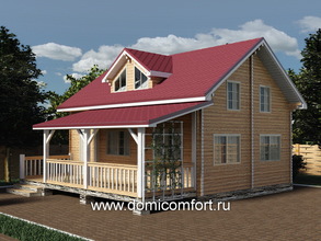 Терраса на столбах 7.5х2.5