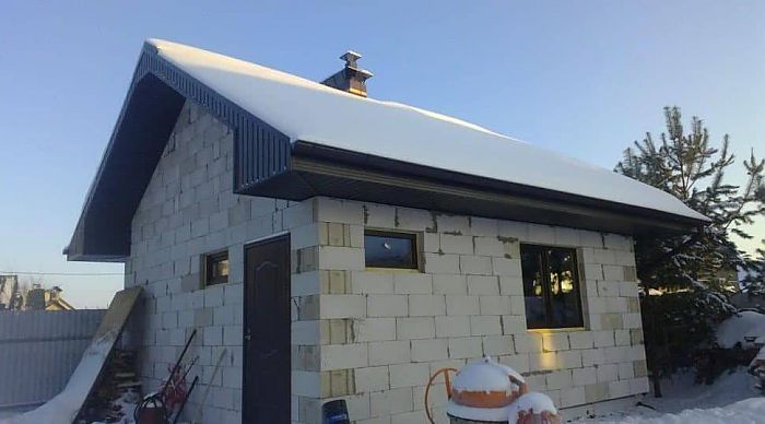 отделка бани из газобетона отделка бани из газобетона